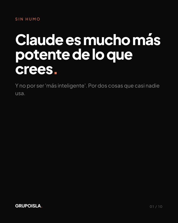 Carrusel: Claude es más potente de lo que crees